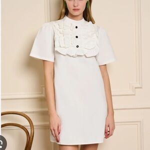 Sister Jane meringue ruffle mini dress
